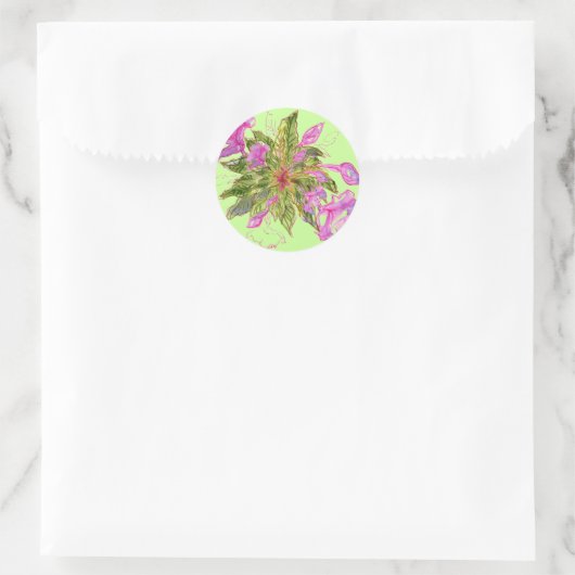 Balsam Bouquet Ronde Sticker (Tas)