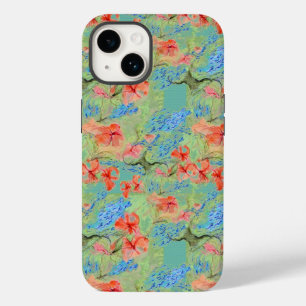 Balsam en Lobelia bloemen Case-Mate iPhone 14 Hoesje
