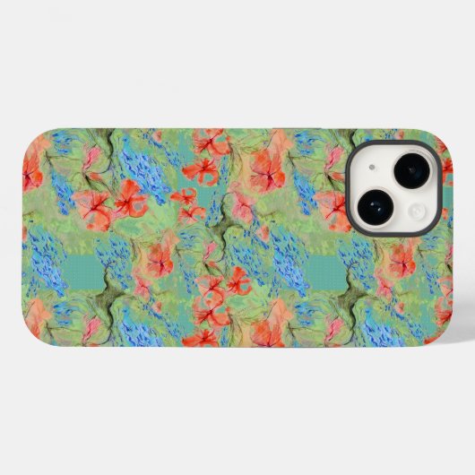 Balsam en Lobelia bloemen Case-Mate iPhone Case (Achterkant (horizontaal))
