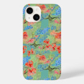 Balsam en Lobelia bloemen Case-Mate iPhone Case (Achterkant)