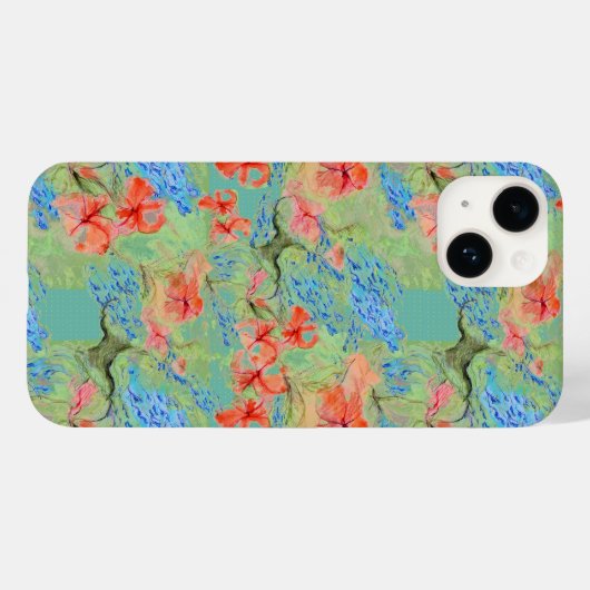 Balsam en Lobelia bloemen Case-Mate iPhone Case (Achterkant (horizontaal))