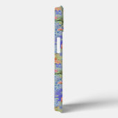 Balsam en Lobelia bloemen en Initialen Case-Mate iPhone Case (Achterkant / Rechts)