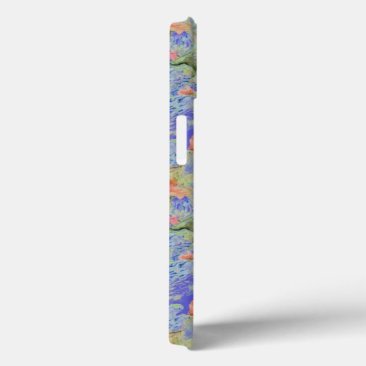 Balsam en Lobelia bloemen en Initialen Case-Mate iPhone Case (Achterkant / Rechts)