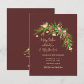 Balsam Swag Kerstkaart (Voorkant / Achterkant)