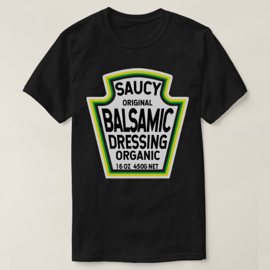 Balsamic Dressing Salad Easy Halloween Costume Mat T-shirt (Design voorkant)