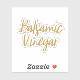 Balsamico Azijn Opslag Sticker