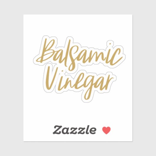 Balsamico Azijn Opslag Sticker (Vel)