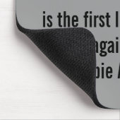 Balseming tegen de Zombie Apocolypse mousepad Muismat (Hoek)