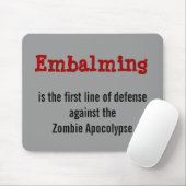 Balseming tegen de Zombie Apocolypse mousepad Muismat (Met muis)