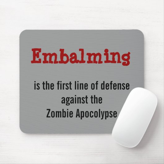 Balseming tegen de Zombie Apocolypse mousepad Muismat (Met muis)