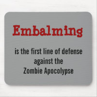 Balseming tegen de Zombie Apocolypse mousepad