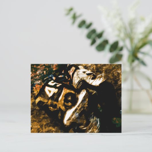 balspel briefkaart (Staand voorkant)