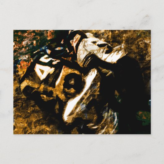 balspel briefkaart (Voorkant)