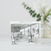 balspel briefkaart (Staand voorkant)