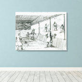 balspel canvas afdruk (Insitu (Houten vloer))