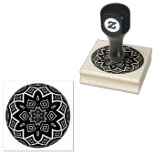 balstempel voor maori-patroon rubberstempel (Gestempeld)