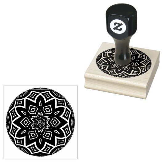 balstempel voor maori-patroon rubberstempel (Gestempeld)
