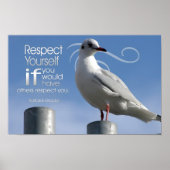 Baltasar Gracian Inspirerend citaat "Respect" Poster (Voorkant)