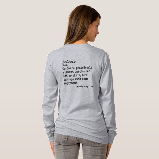 Balter: bemanningsnek met lange mouwen t-shirt (Achterkant volledig)