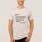 Balter: korte mouwen Tri-Blend shirt (Voorkant)