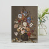 Balthasar van der Ast - Stilleven met bloemen Kaart (Staand voorkant)