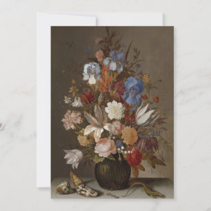 Balthasar van der Ast - Stilleven met bloemen Kaart