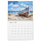 Baltic Sea in Acrylic – 2026 Calendar Kalender (Feb 2026)