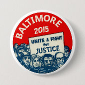 Baltimore 2015 ronde button 7,6 cm (Voorkant)