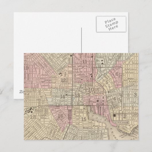 Baltimore 4 briefkaart (Voorkant / Achterkant)
