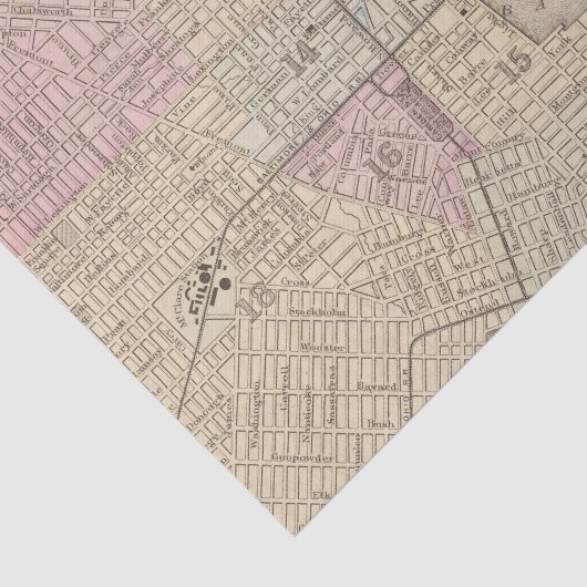 Baltimore 4 tissuepapier (Detail)