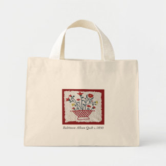 Baltimore Album Quilt c.1850 Canvas tas