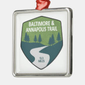 Baltimore & Annapolis Trail Metalen Ornament (Links)
