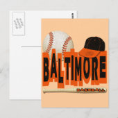 BALTIMORE BASEBALL BRIEFKAART (Voorkant / Achterkant)