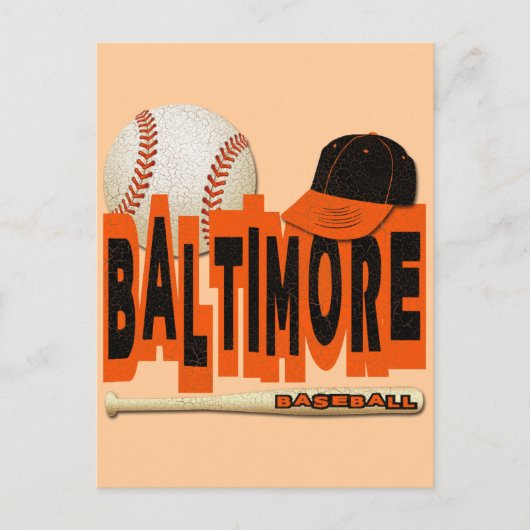 BALTIMORE BASEBALL BRIEFKAART (Voorkant)