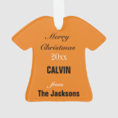 Baltimore Baseball Jersey Ornament (achterkant)