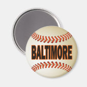 BALTIMORE BASEBALL MAGNEET (Voorkant / Achterkant)