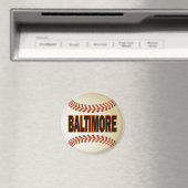 BALTIMORE BASEBALL MAGNEET (Insitu (Vaatwasser))