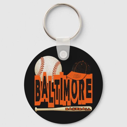 BALTIMORE BASEBALL SLEUTELHANGER (Voorkant)