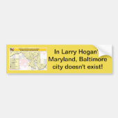 Baltimore bestaat niet bumpersticker (Voorkant)