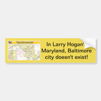Baltimore bestaat niet bumpersticker