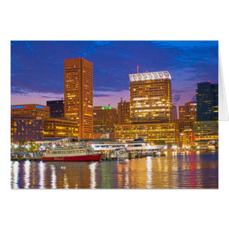Baltimore bij nacht