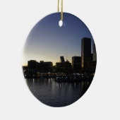 Baltimore bij nacht keramisch ornament (Rechts)