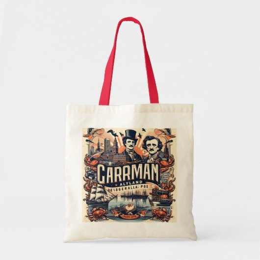 Baltimore Bites & Literary Nights Tote Bag (Voorkant)