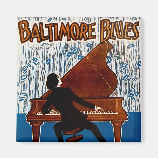 Baltimore Blues Magneet (Voorkant)