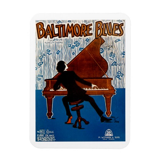 Baltimore Blues Magneet (Verticaal)
