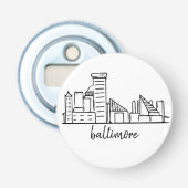 Baltimore Bottle Open Button Flesopener (Voorkant)