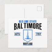 Baltimore Briefkaart (Voorkant / Achterkant)