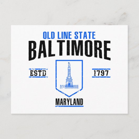 Baltimore Briefkaart (Voorkant)