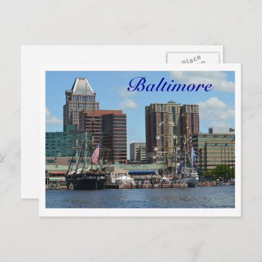 Baltimore Briefkaart (Voorkant / Achterkant)