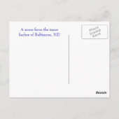 Baltimore Briefkaart (Achterkant)